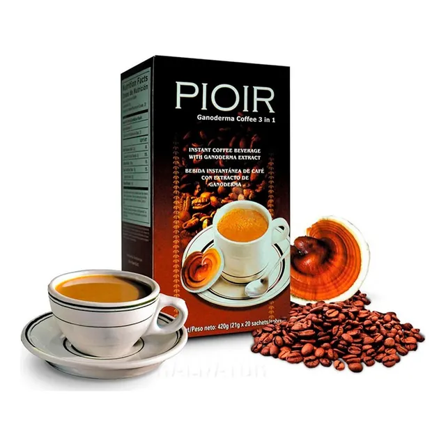 Pioir, Ganoderma Con Café 3 En 1