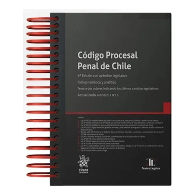 Código Procesal Penal 2025 Anillado - Tirant Lo Blanch