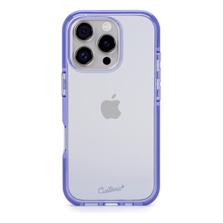 Capa Customic Para iPhone 16 Pro Max Impact Flex Antib Lilás Capa Customic Para iPhone 16 Pro Max Impact Flex Antib Lilás
