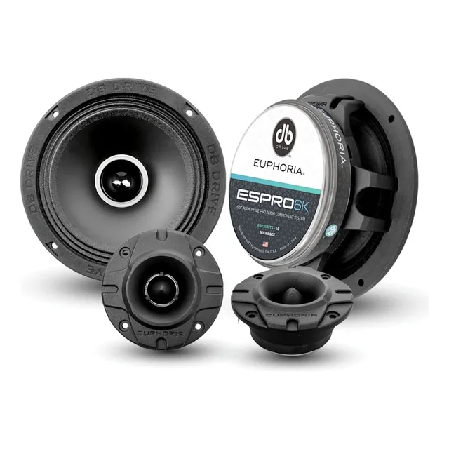 Set De Medios Rangos Db Drive Euphoria E5pro6k 300w