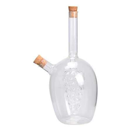 Porta Azeite Vinagre Galheteiro Duplo Em Vidro 70ml E 490ml Porta Azeite Vinagre Galheteiro Duplo Em Vidro 70ml E 490ml