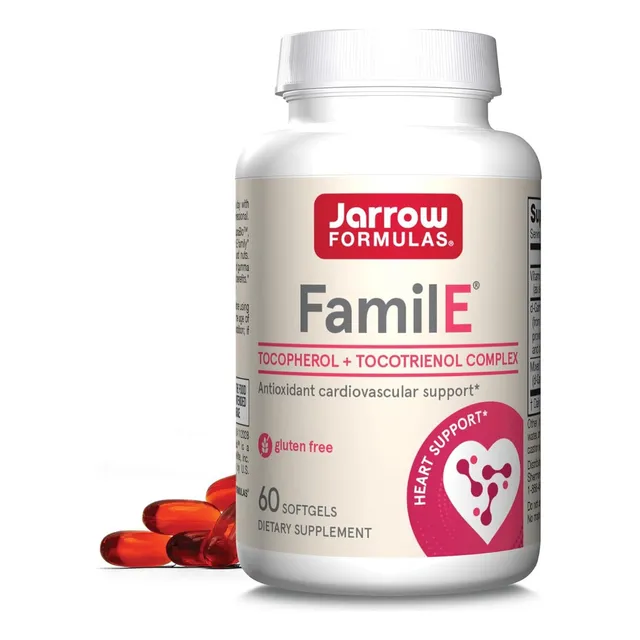 Vitaminas E Y Tocotrienoles Jarrow Formulas 60 Cápsulas