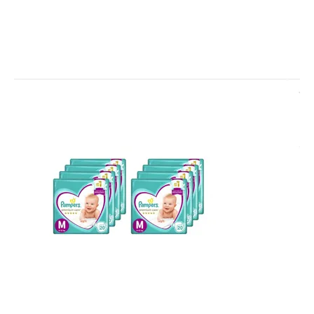Pañales Pampers Premium Care Talla M 160 Unidades