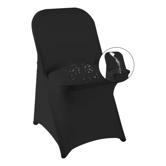Funda De Silla Magalo Spandex Plegable Impermeable Negra X50