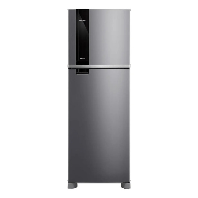 Geladeira Brastemp Frost Free 385 Litros Duplex Inox - Brm46 Prateado 127v Geladeira Brastemp Frost Free 385 Litros Duplex Inox - Brm46 Prateado 127v