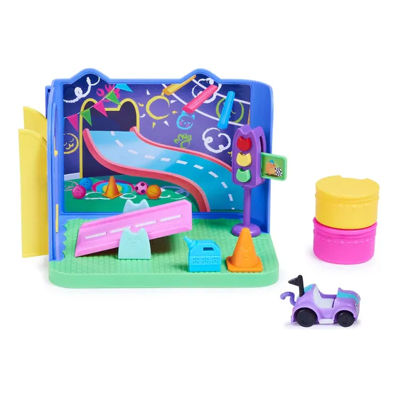 Gabby's Dollhouse Spin Master 6064148 Carlita Purr-ific Sala De Juegos