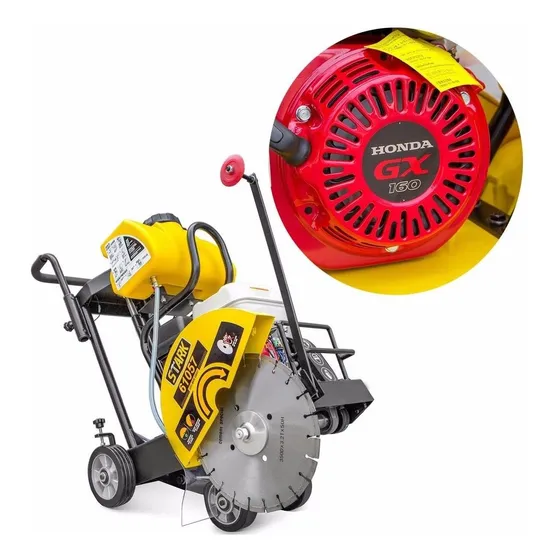 Sierra Corte Hormigon Para Suelo Gasolina (5,5 Hp Gx160 Epa