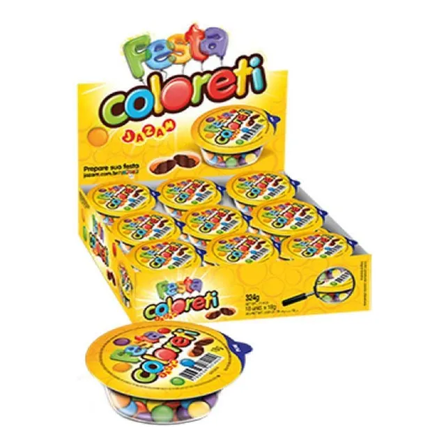 Confites Jazam Festa Mini 18g Pack X 18unidades