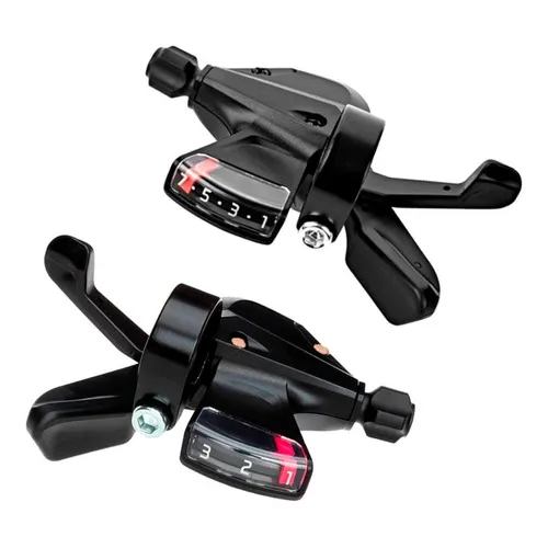 Passador Trocador Bike Marcha Preto S/ Manete 3v 7v 8v