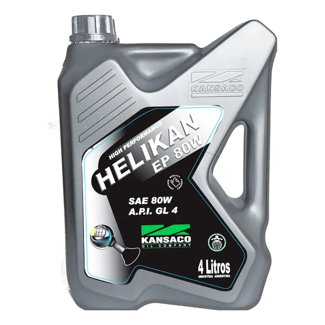 Aceite De Caja Manual 80w Helikan Gl4 Kansaco X 4lts