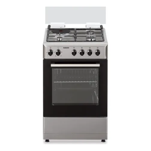 Cocina Panavox Combinada Inoxidable 50e Gris Oscuro