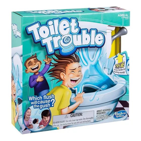 Juego De Mesa Toilet Trouble Hasbro Multicolor