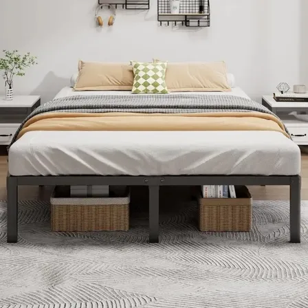 Cama Casal Ferro Preta Com Armazenamento E Estrado Resistent Preto Hot Wheels
