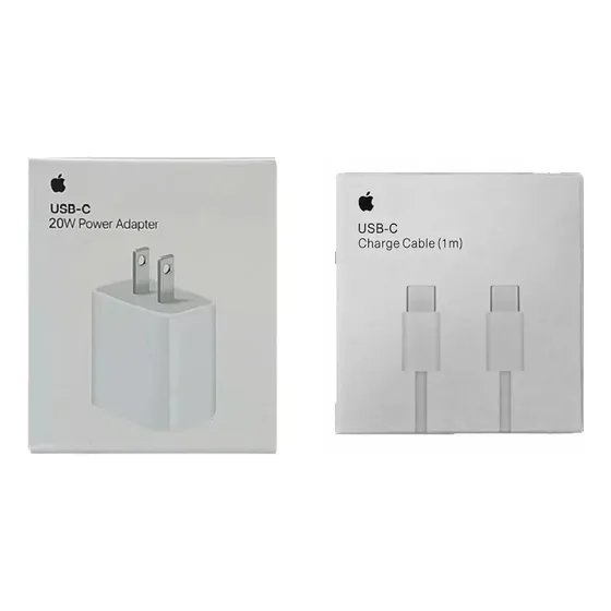 Cargador Carga Rápida 20w iPhone 15 16 Series iPad Original