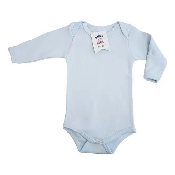 Body Bebé Manga Larga Con Manoplas Marca Rodes Ref. 3307