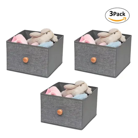 Pack 3 Cajas Organizadoras Carry All® Ropa Accesorios Apilables Almacenaje Closet