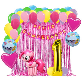 Globos Kit Decoración Cumpleaños My Little Pony Globos Kit Decoración Cumpleaños My Little Pony