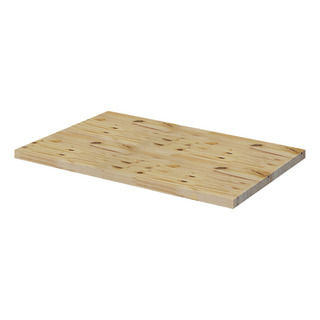 Prateleira Reta Sem Suporte 80x60 Painel Pinus 18mm Natural Prateleira Reta Sem Suporte 80x60 Painel Pinus 18mm Natural