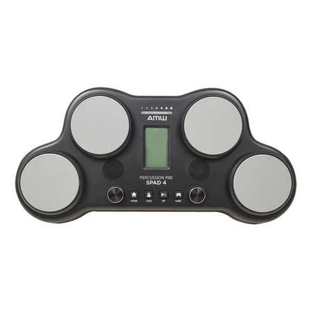 Amw Spad 4 Bateria Eletrônica Percussão 4 Pads + 2 Pedais Amw Spad 4 Bateria Eletrônica Percussão 4 Pads + 2 Pedais