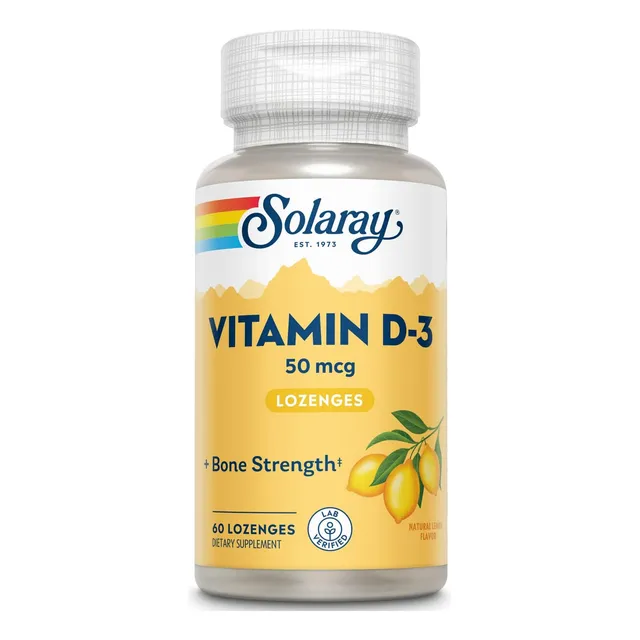 Solaray Pastillas De Vitamina D3