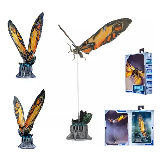 Boneco De Ação Neca 2019 Godzilla Mothra Rodan, Presente De