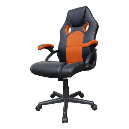 Silla Pc Gamer Momentum Envío Gratis - Desillas Color Negro Con Naranja