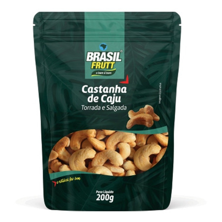 Castanha De Caju Torrada E Salgada 200g - Brasil Frutt Castanha De Caju Torrada E Salgada 200g - Brasil Frutt