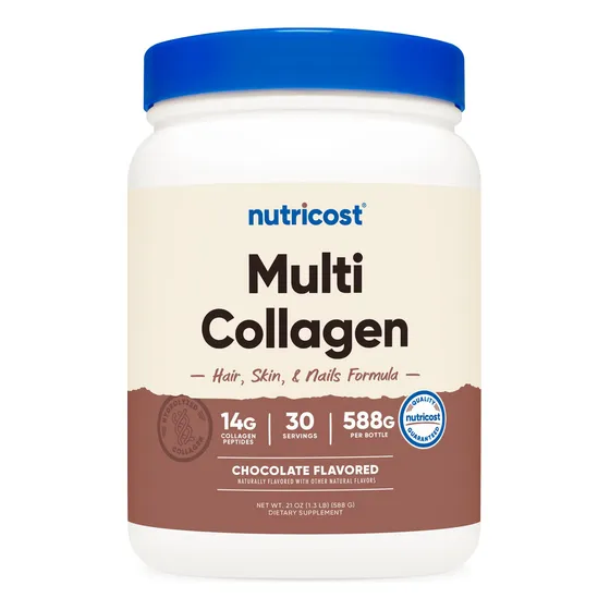 Suplemento Nutricost Multi Collagen + Beauty & Protein Powde