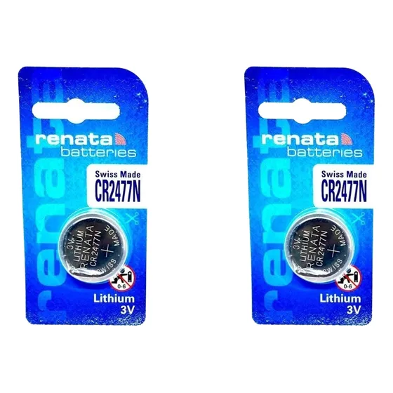 Bat. Cr2477n Renata 3v (2 Peças)
