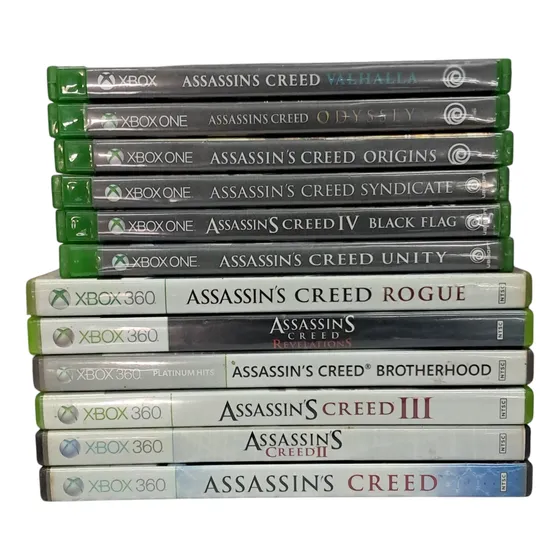 Coleção Completa Jogos Assassins Creed Xbox One (Recondicionado)
