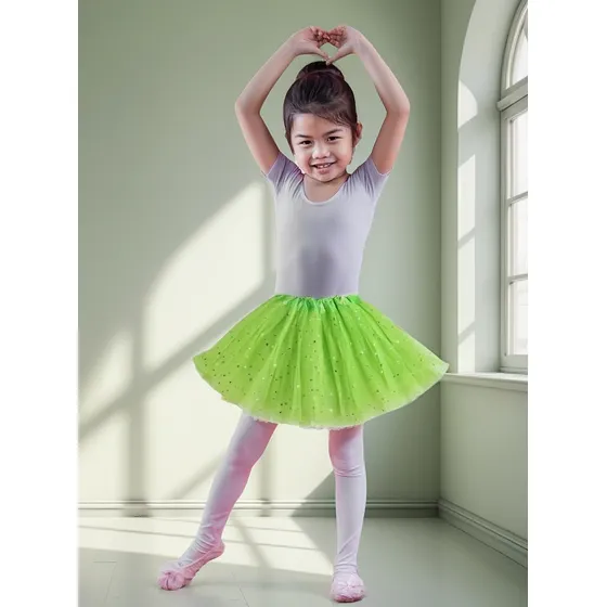 Tutu Para Niña Falda Ballerina Unicornio Danza Eventos