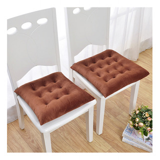 Cojín Esmerilado For Silla De Comedor, Oficina, Color Liso, Cojín Esmerilado For Silla De Comedor, Oficina, Color Liso,