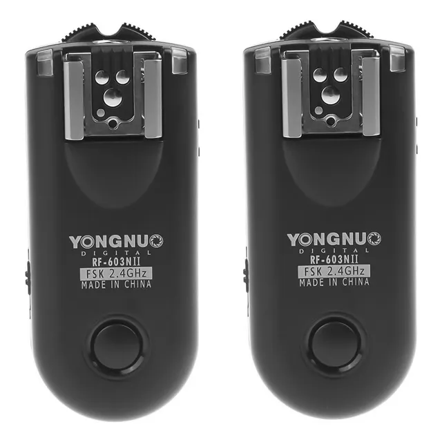 Yongnuo Rf-603n Ii - Disparador De Flash Remoto Inalámbrico