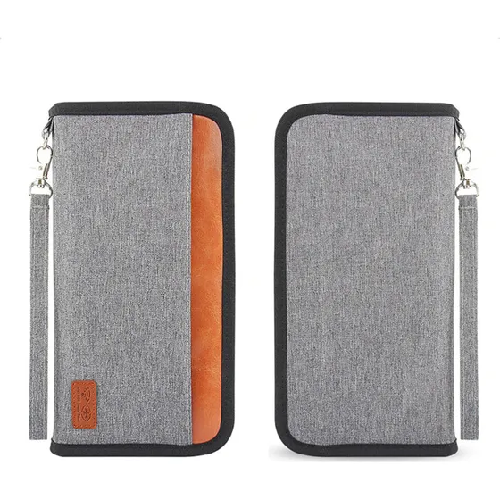 Estuche Porta Documentos Con Protección Rfid Antirobo