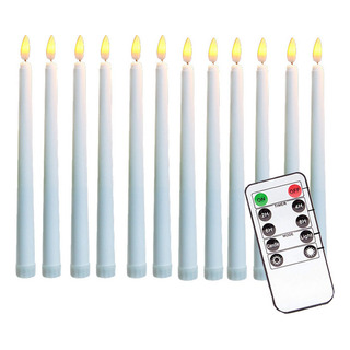 12 Velas Largas, Candelabro Led, Llama Oscilante 12 Velas Largas, Candelabro Led, Llama Oscilante