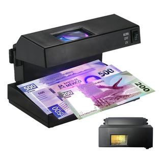 Detector De Billetes Falsos Con Lupa Y Regla 3x Led Y Uv 9w Detector De Billetes Falsos Con Lupa Y Regla 3x Led Y Uv 9w