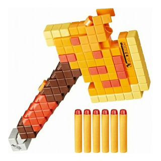 Minecraft Nerf Firebrand Lanzador Naranja Minecraft Nerf Firebrand Lanzador Naranja