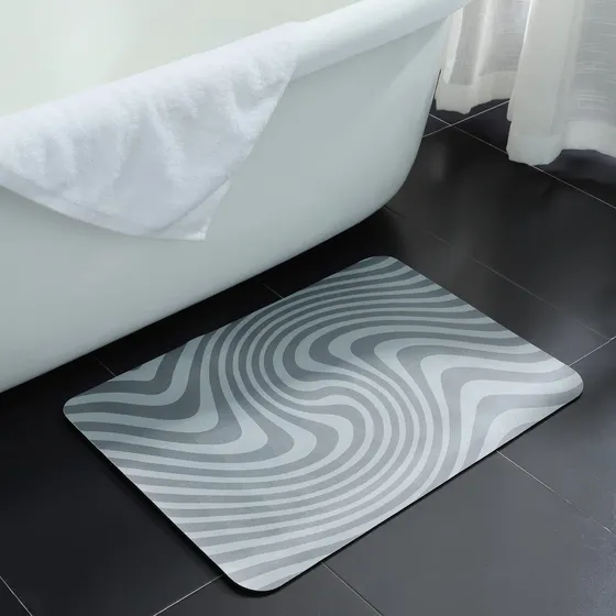 Liyouya Tapete Baño Super Absorbente Agua Lavable Secado 17