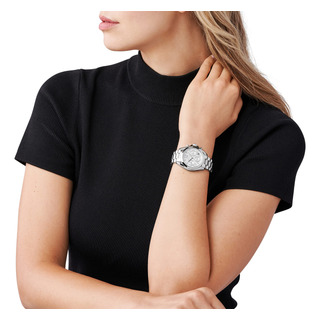 Reloj Mk Mini Bradshaw Plateado Para Mujer Reloj Mk Mini Bradshaw Plateado Para Mujer