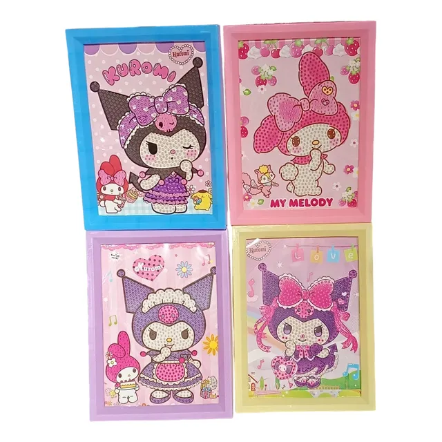 Cuadros 5d Diy Pinturas Con Diamantes Amigos Hello Kitty