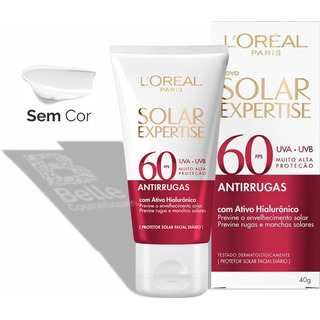Loréal Expertise Protetor Facial Antirrugas Sem Cor Fps 60 Loréal Expertise Protetor Facial Antirrugas Sem Cor Fps 60