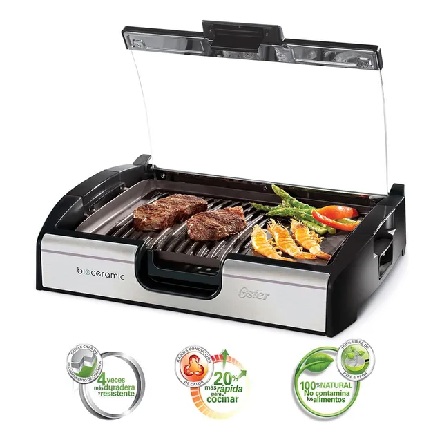 Parrilla Bioceramic® Oster® Ckstgr3006053 Color Gris