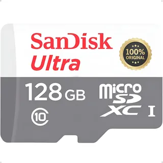 CartĂŁo MemĂłria Sandisk Micro Sd 128gb Ultra Original Nfe CartĂŁo MemĂłria Sandisk Micro Sd 128gb Ultra Original Nfe