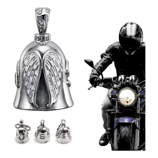 Campana Amuleto Moto Protección Guardián Biker Suerte Regalo