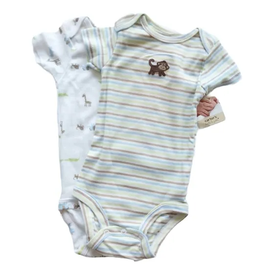 Par De Franelas Carters Niños Bebe 12 Meses Tipo Bodys