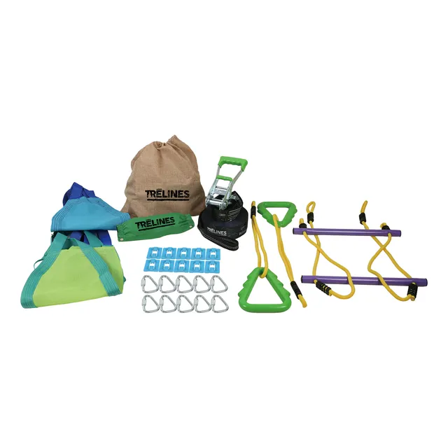 Set De Columpio, Trapecio Y Anillos Para Exterior