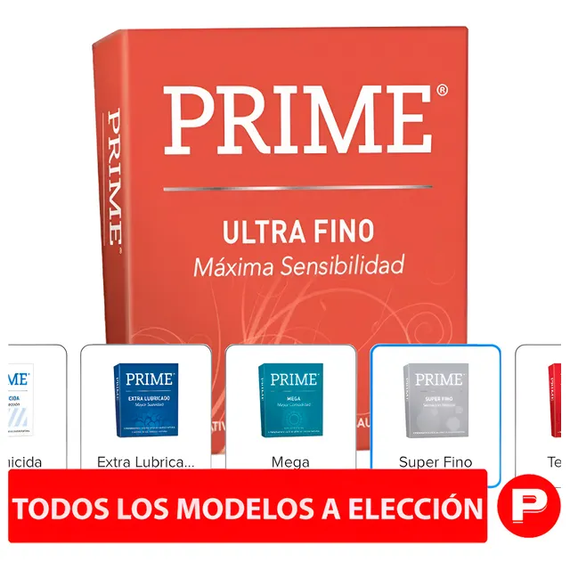 Preservativos Prime X3u Todas Las Variantes | Envío Discreto
