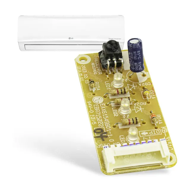 Placa Receptora Display Ar Split LG 18000 Btus Ebr71522204