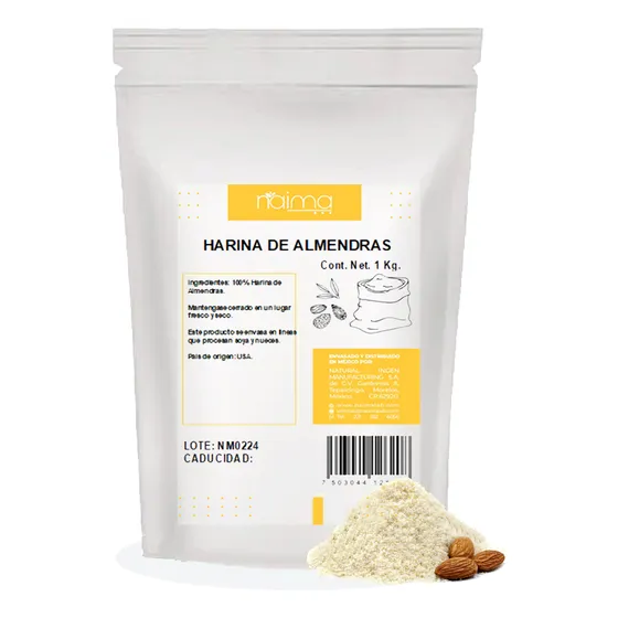 Harina De Almendras 1 Kg Gluten Free Keto