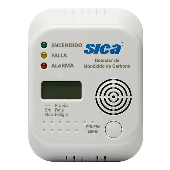 Detector Co A Pilas C/display Sica